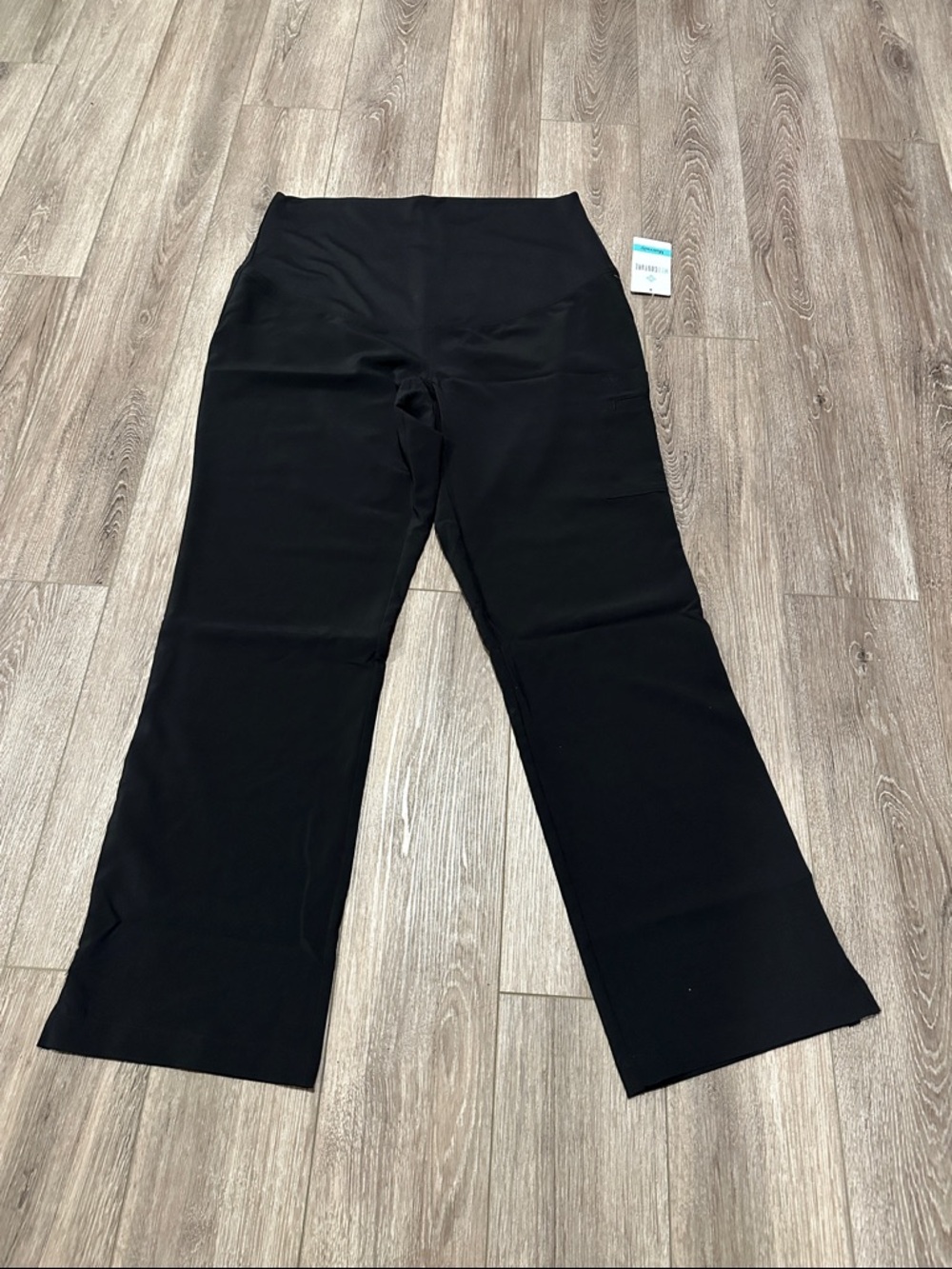 Med Couture Black Wide-Leg Maternity Trousers